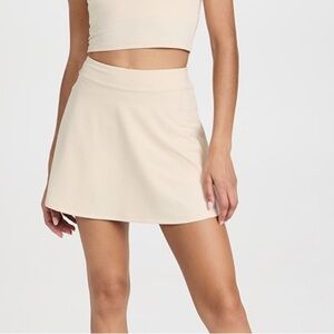 Reformation ecostretch Womens Tiffany cream skort M
